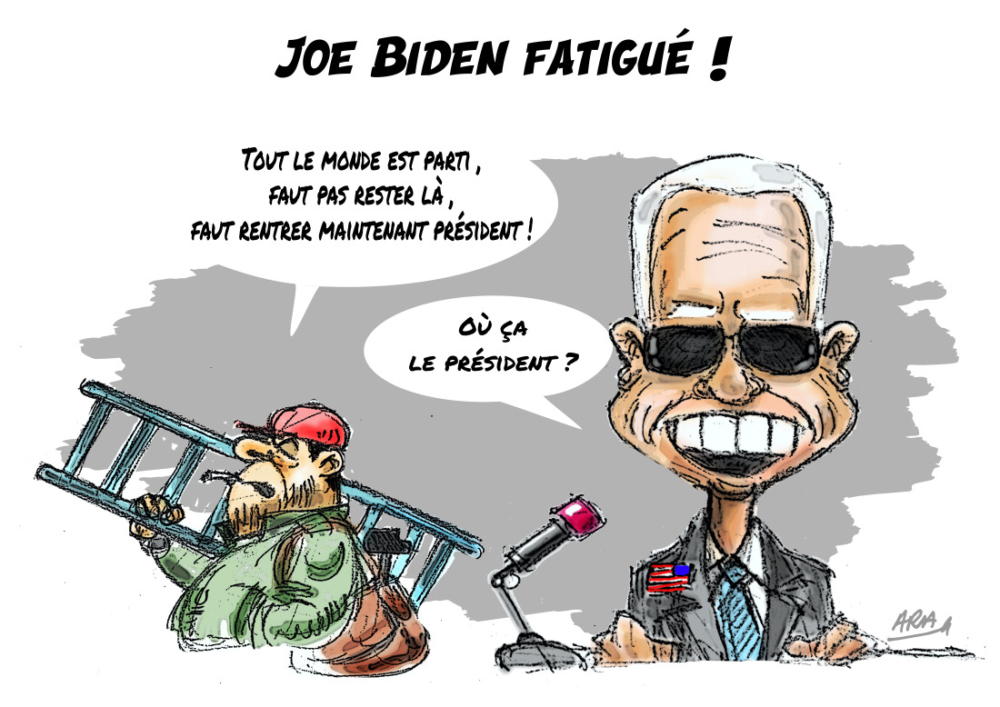 Joe Biden fatigué