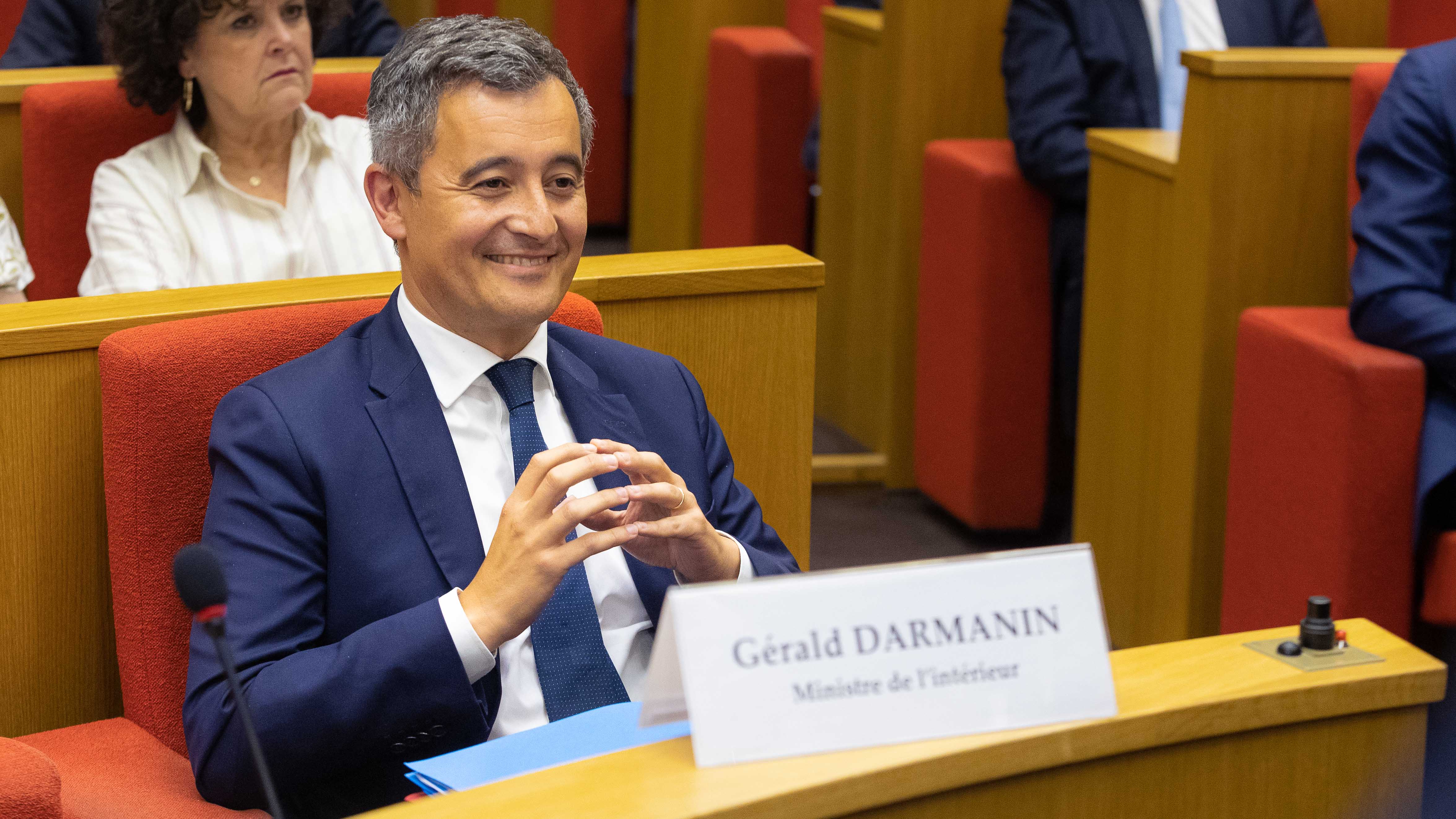 Gérald Darmanin, au Sénat le 1er juin 2022