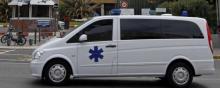 Une ambulance.