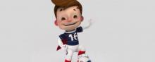 La mascotte de l'Euro 2016.