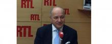 Laurent Fabius sur RTL le mercredi 21 janvier.