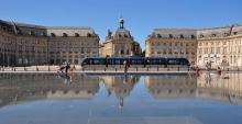 La place de la Bourse à Bordeaux.