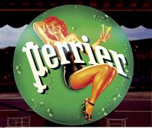 Perrier Publicité Pin-up