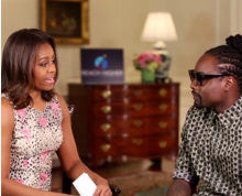 Michelle Obama Interview Wale 