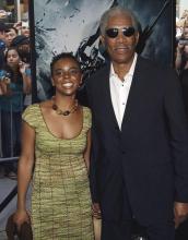 E'Dena Hines, Morgan Freeman