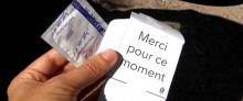 Un préservatif "Merci pour ce moment".