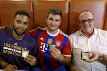 Anthony Sadler, Alek Skarlatos et Chris Norman, trois des quatre héros du Thalys.