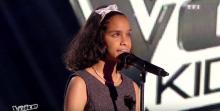 Jane, une candidate de "The Voice Kids".