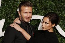 David et Victoria Beckham en 2014.