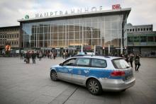 Cologne police allemande gare