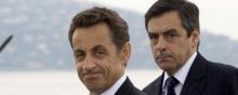 Nicolas Sarkozy et son Premier ministre François Fillon en 2009.