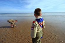 Un jeune scout.