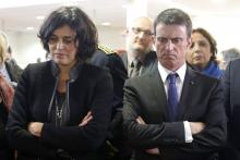 Myriam El Khomri et Manuel Valls.