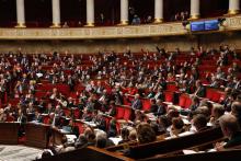 Les députés dans l'hémicycle. 