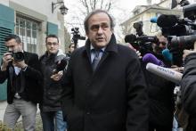 Michel Platini le 8 décembre 2015.