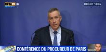 François Molins en conférence de presse.