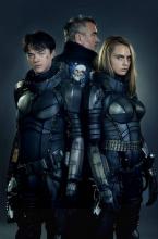 Luc Besson, Dane DeHaan et Cara Delevingne.