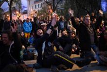 Une "Nuit Debout" à Marseille.