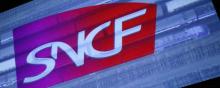 Le logo de la SNCF.