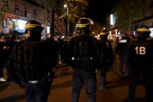 Des CRS Place de la République.