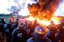 Blocage du dépôt de carburant de Douchy-Les-Mines le 25 mai.