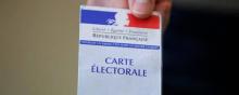 Une carte électorale.