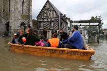 Inondations Nemours pluie