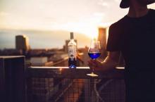 Le vin bleu, nouveau concept venu d'Espagne. 