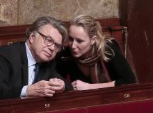 Marion Maréchal-Le Pen et Gilbert Collard.