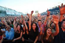 Le public des Francofolies de La Rochelle en 2015.