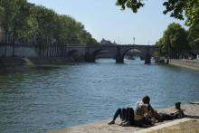 La Seine à Paris.