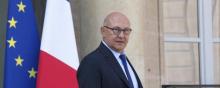 Le ministre des Finances Michel Sapin à l'Elysée.