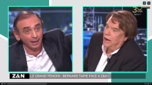 Eric Zemmour face à Bernard Tapie.