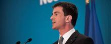 Manuels Valls à Laon vendredi 13 mars 2015.