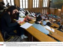 Des élèves à l'université.