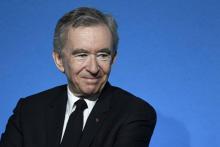 Le patron du groupe de luxe LVMH Bernard Arnault, le 8 mars 2017 à Paris