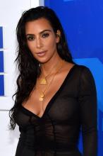 La star américaine de téléréalité Kim Kardashian, le 28 août 2016 à New York