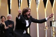 Le réalisateur suédois Ruben Ostlund Palme d'or du 70e Festival de Cannes avec "The Square", le 28 m