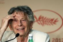 Le cinéaste Roman Polanski lors d'une conférence de presse pour présenter le film hors compétition "