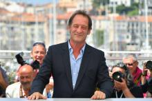 L'acteur français Vincent Lindon, lors d'une séance photo au Festival de Cannes pour le film Rodin, 