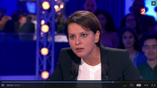 Najat Vallaud-Belkcaem dans ONPC