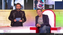 Thierry Moreau annonçant son départ de TPMP.