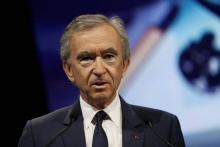 Bernard Arnault, le patron du groupe français de luxe LVMH, le 16 juin 2017 à Paris