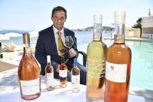 Franck Perroud, sommelier au triple étoilé Michelin de la Vague d'Or à Saint-Tropez, le 29 mai 2017