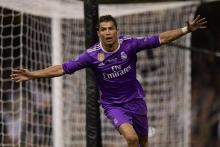 Le footballeur du Real Madrid, Cristiano Ronaldo, lors du match contre la Juventus, le 3 juin 2017 à