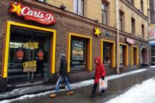 Un restaurant Carl's Jr. à Saint-Pétersbourg en Russie, le 13 janvier 2015