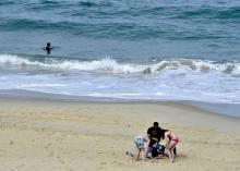 Une plage de Biscarosse, le 8 juillet 2016