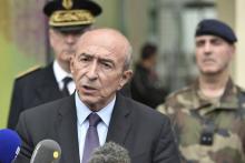 Le ministre de l'Intérieur Gérard Collomb à Saint-Mandé, près de Paris, le 9 août 2017