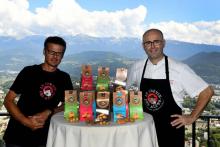 Yann d'Ascoli, ancien directeur de la communication d'Isère Tourisme, et le restaurateur Laurent Gra