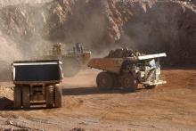 Une mine de cuivre dans la région d'Antofagasta au Chili, en mars 2006